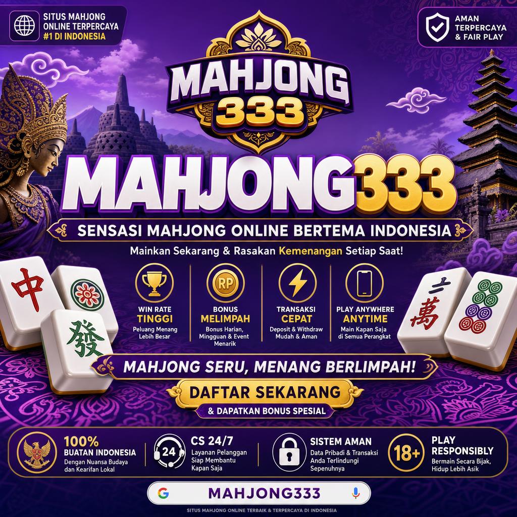 MAHJONG333 - Link Login Resmi Situs Slot Mahjong Ways PG Soft Menang Besar